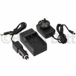 Casio Exilim EX-S12GN Charger Replacement (Wall + Car Cord)