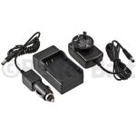Pentax D-LI90 Charger Replacement (Wall + Car Cord)