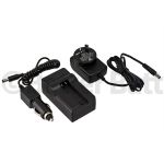 Pentax D-LI72 Charger Replacement (Wall + Car Cord)