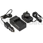 Leica BP-DC12-E Charger Replacement (Wall + Car Cord)