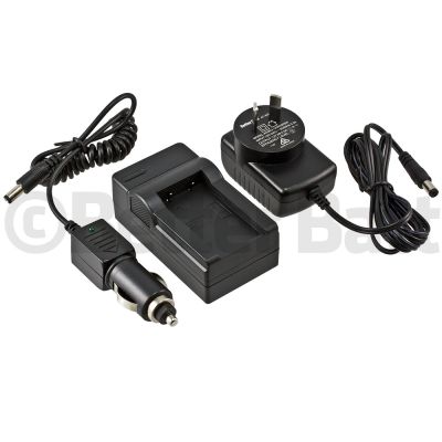 Ricoh Caplio G3 model S Charger Replacement for rechargeable CR-V3 (Wall + Car Cord)