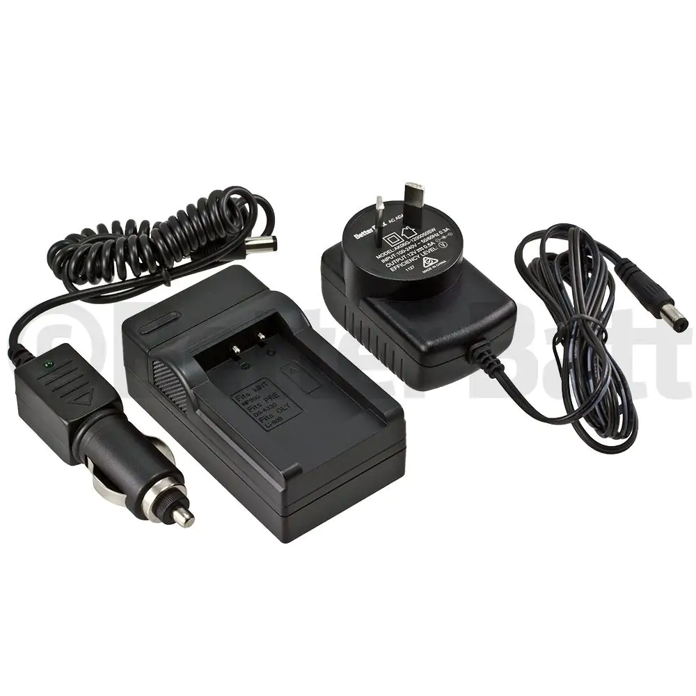 Vivitar V60 Charger Replacement (Wall + Car Cord)