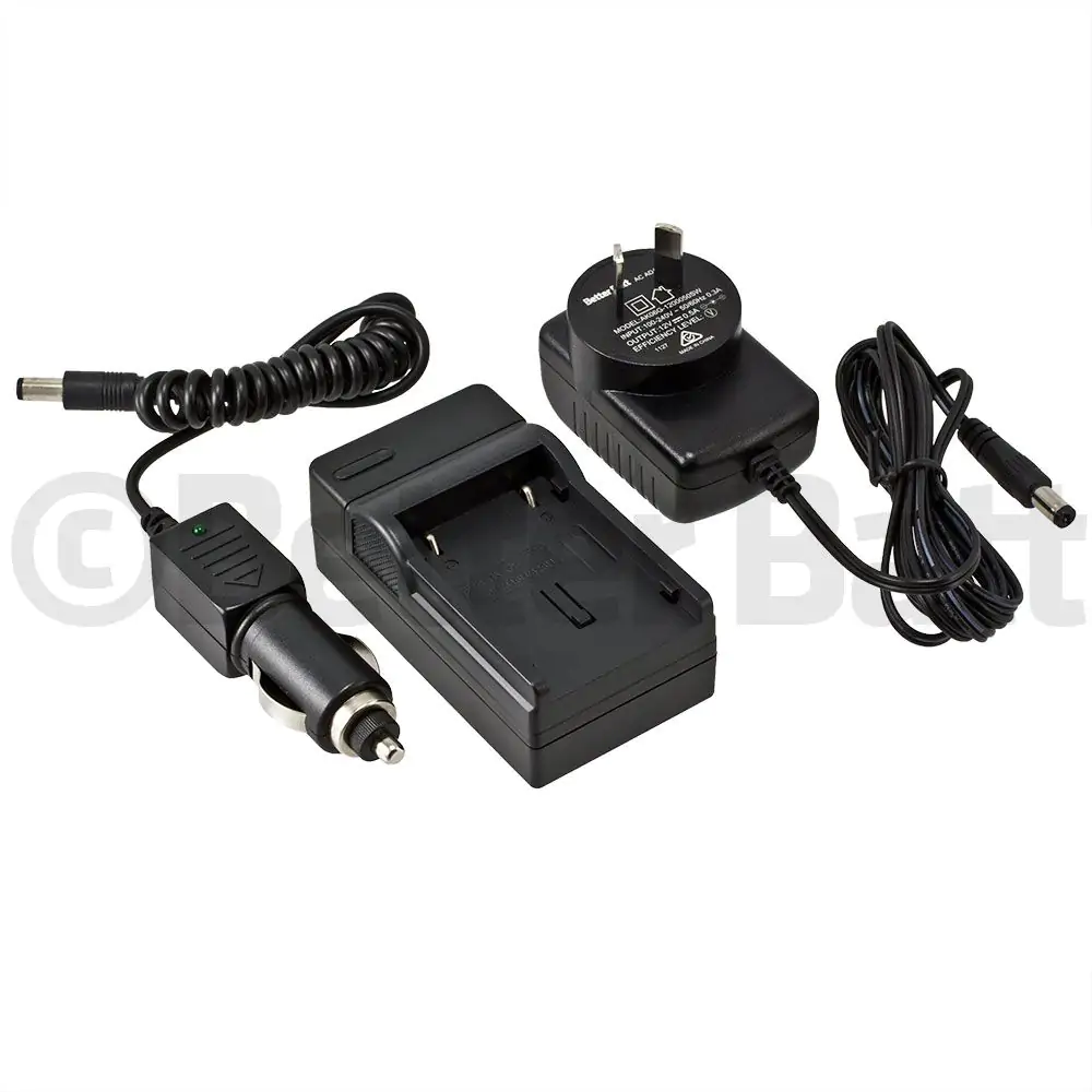 JVC BN-V408US Charger Replacement (Wall + Car Cord)