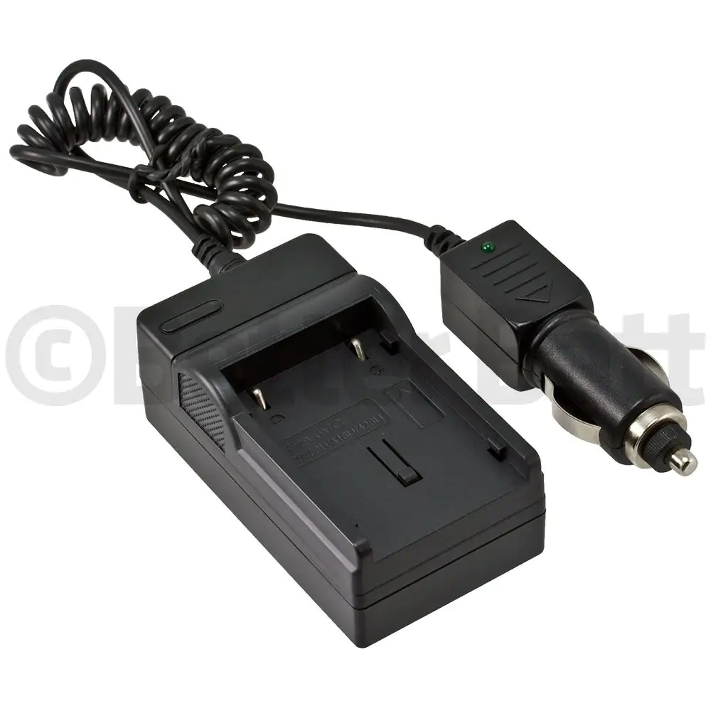 JVC BN-V408US Charger Replacement (Wall + Car Cord)