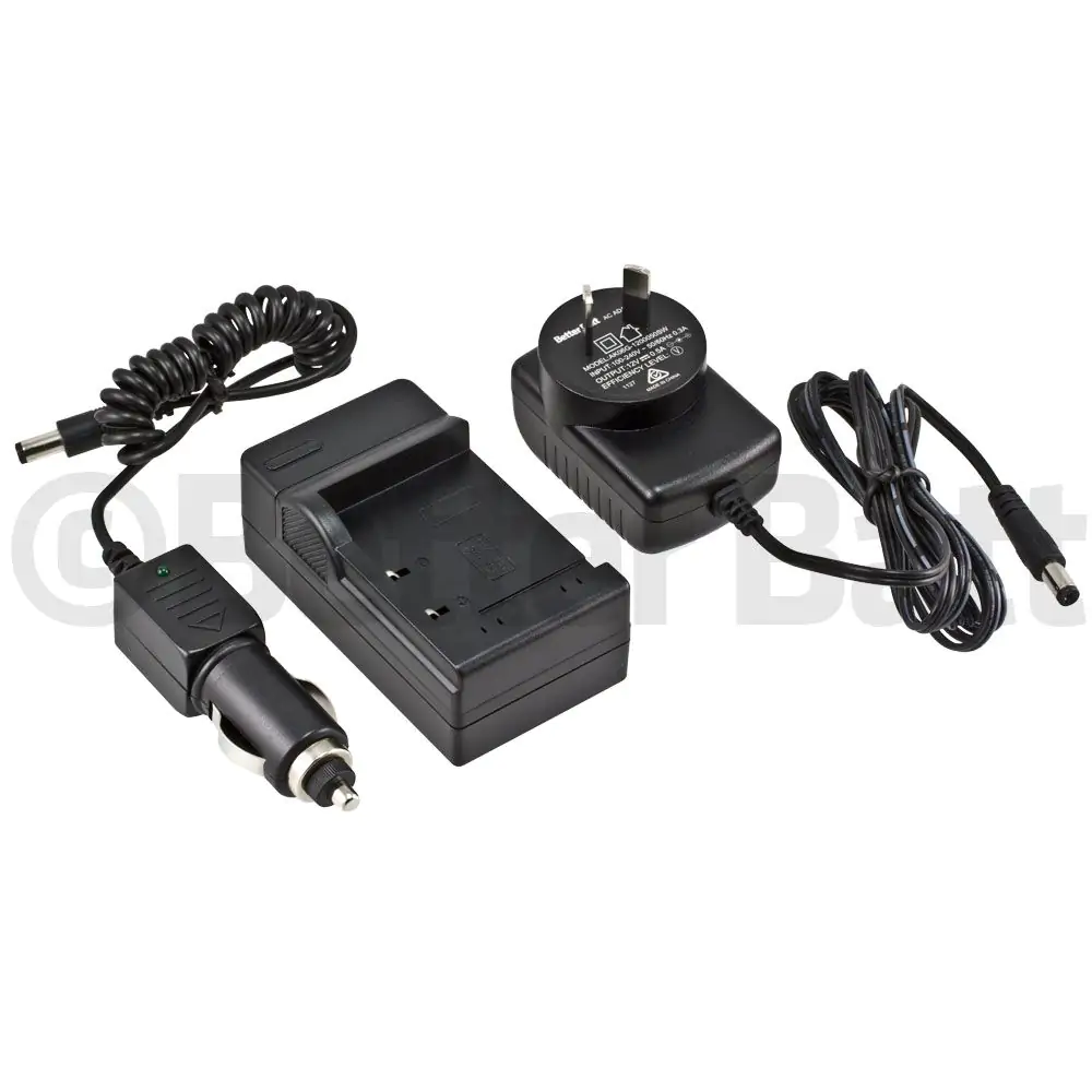 JVC BN-V107SU Charger Replacement (Wall + Car Cord)