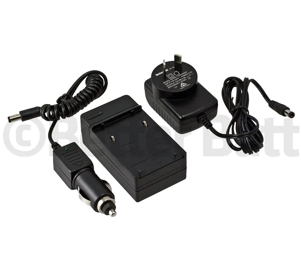 Panasonic CGR-V620 Charger Replacement (Wall + Car Cord)