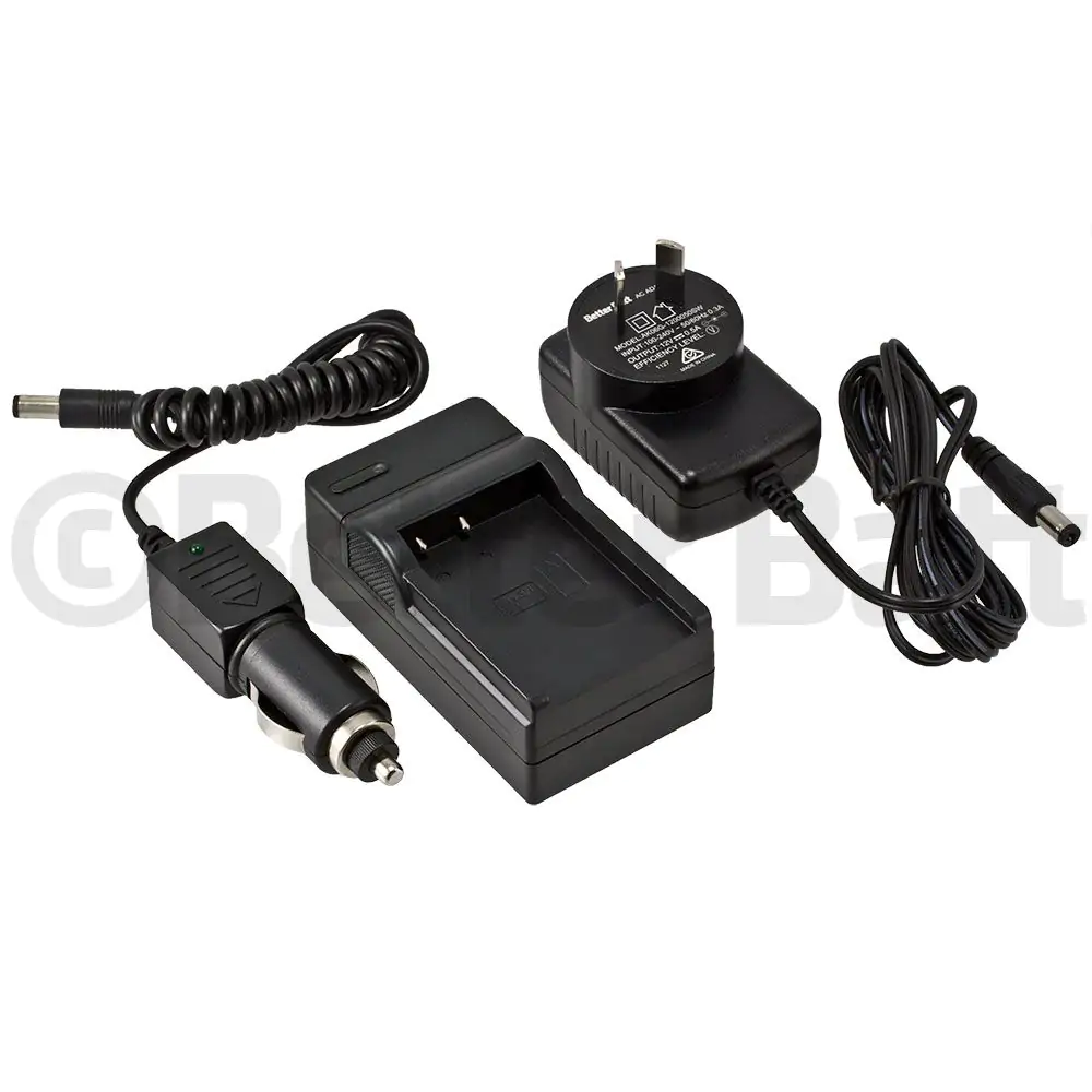 Sony Cyber-Shot DSC-W320B Charger Replacement (Wall + Car Cord)