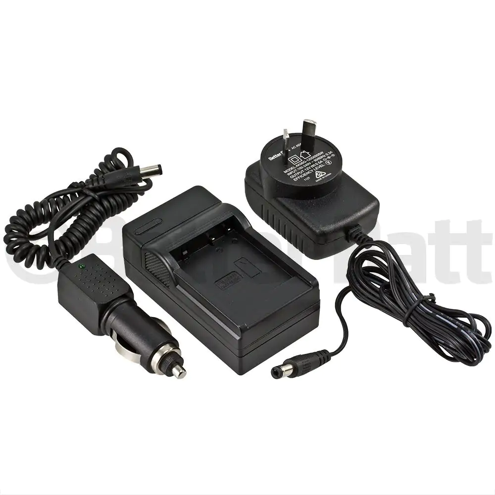 Panasonic DMW-BLH7PP Charger Replacement (Wall + Car Cord)