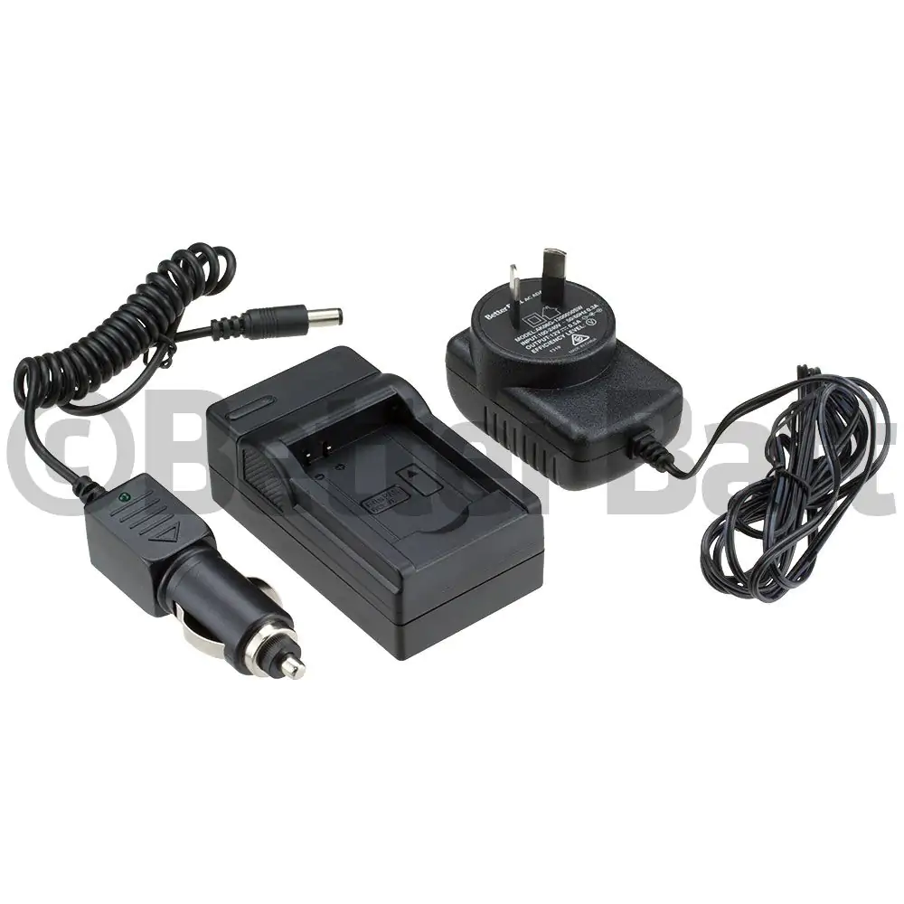 Panasonic Lumix DMC-F5S Charger Replacement (Wall + Car Cord)