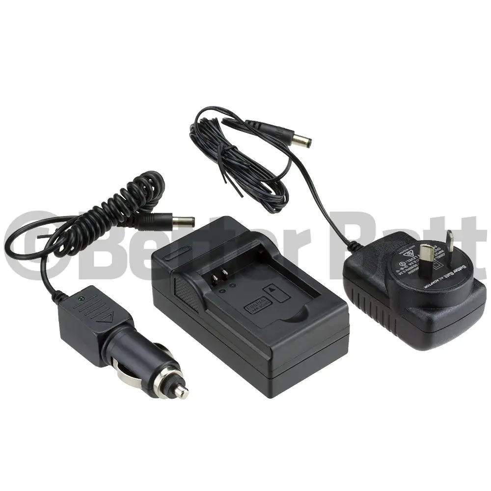 Leica BP-DC14-U Charger Replacement (Wall + Car Cord)