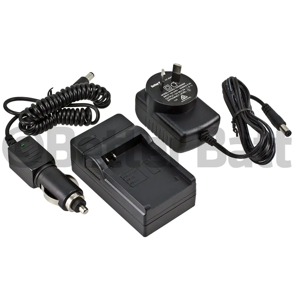 Canon PowerShot SD890 IS Digital ELPH Charger Replacement (Wall + Car Cord)