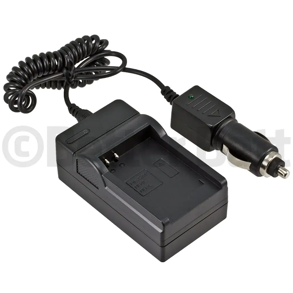 Canon PowerShot SD890 IS Digital ELPH Charger Replacement (Wall + Car Cord)