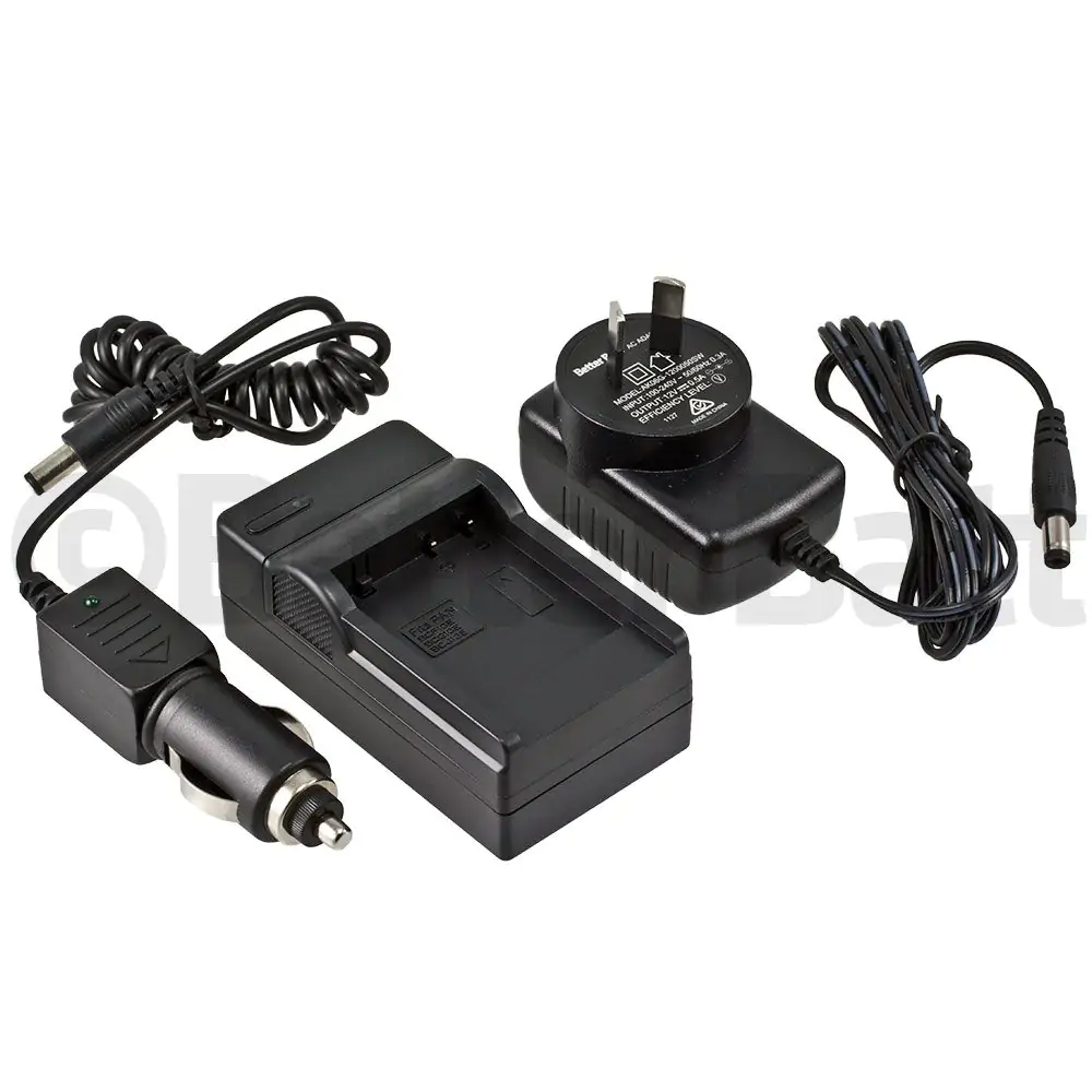 Panasonic DE-A60B Charger Replacement (Wall + Car Cord)