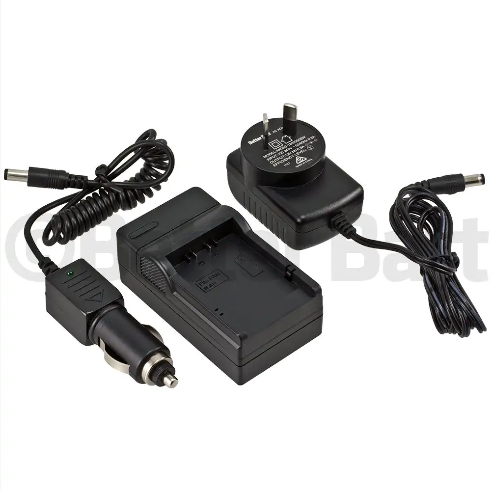 Panasonic DE-A49 Charger Replacement (Wall + Car Cord)
