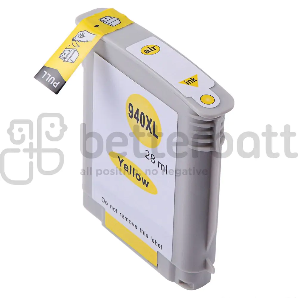 HP C4909AA Yellow Ink Replacement (#940XL / C4909AA)