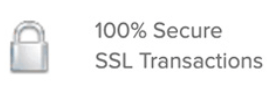 100% Secure SSL Transactions